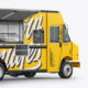 Food Truck Mockup – Back Half Side View